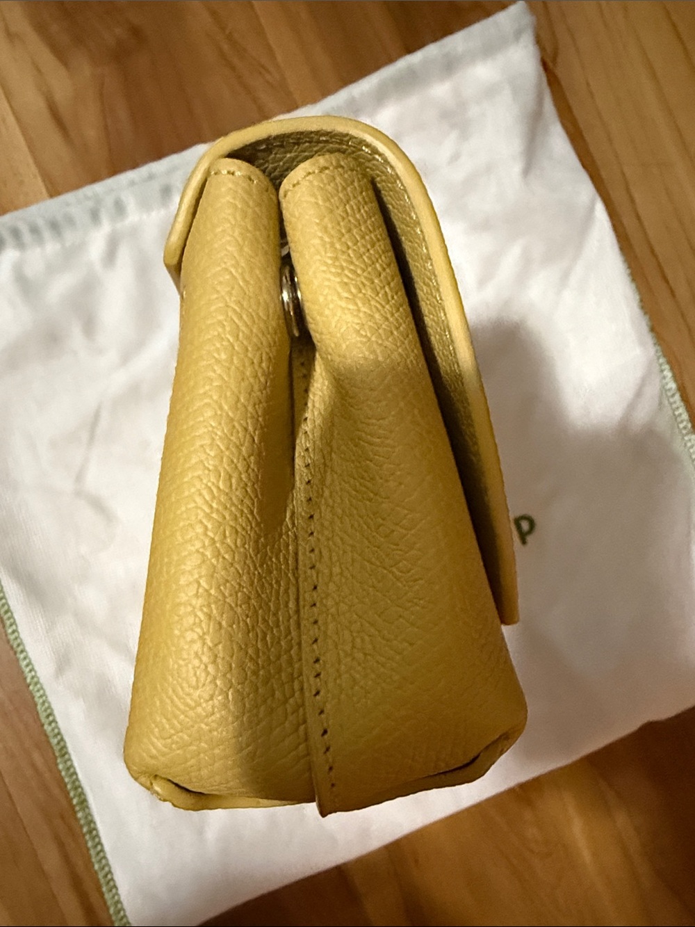 LONGCHAMP ROSEAU CLUTCH PAPER LEATHER WOMEN - Picture 3 of 9